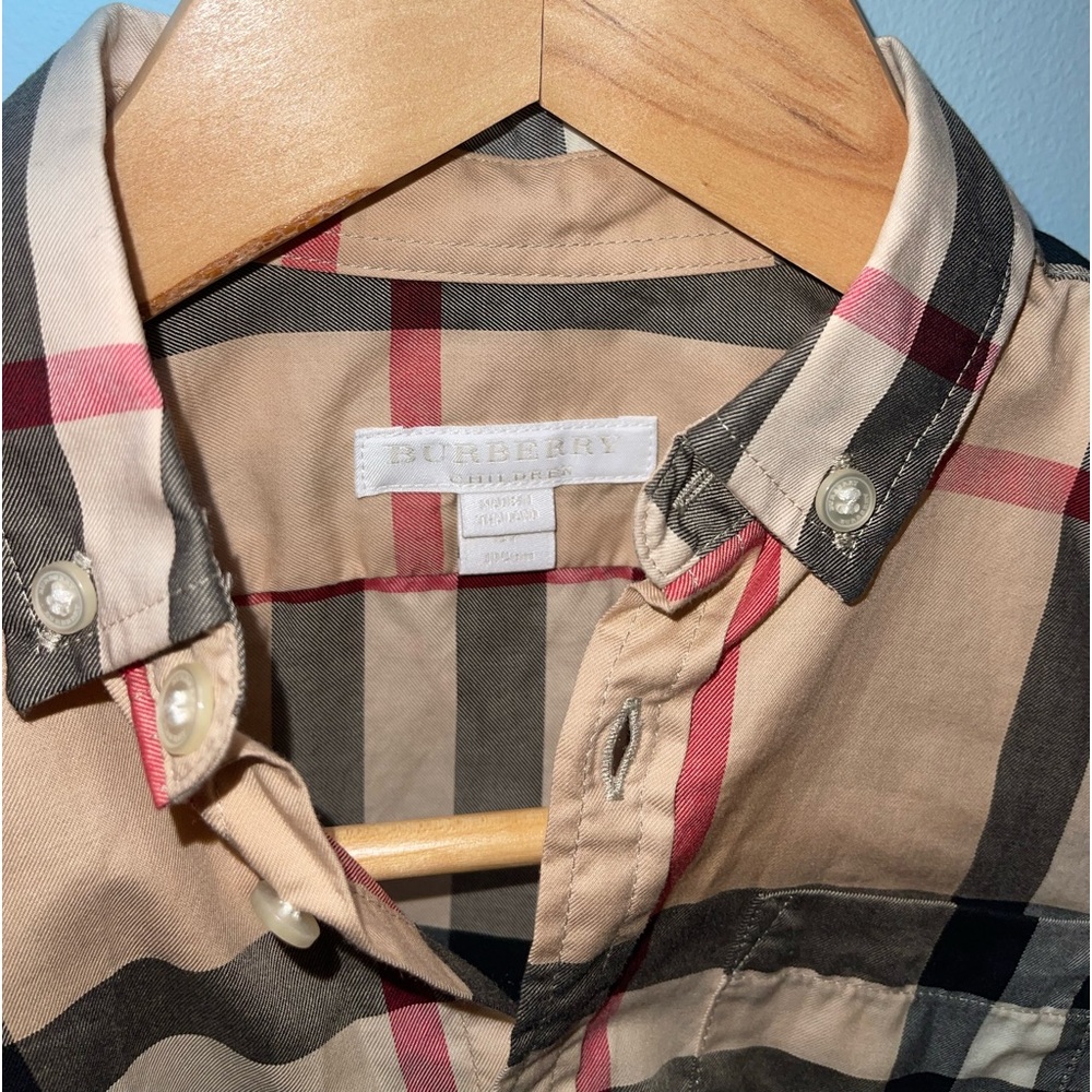 Used Burberry kids shirt, 4Y